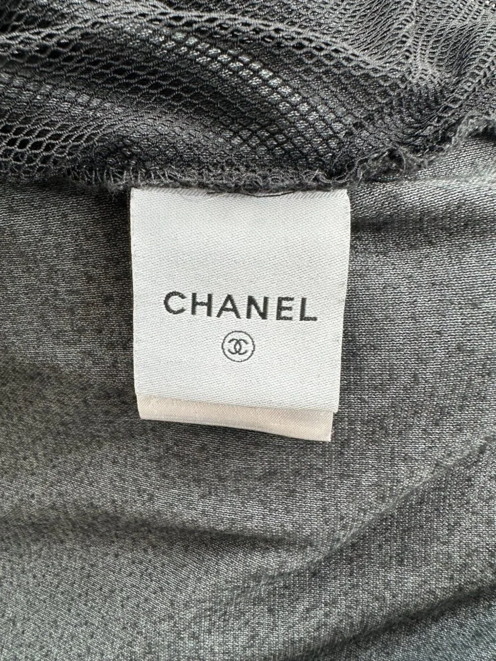 Chanel Black & Blue CC Logo Women's Zip Up Hoodie